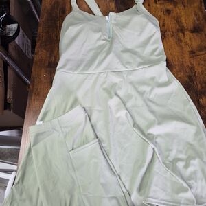 Light Green Sleeveless Dress